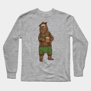 Traditional German Bear Long Sleeve T-Shirt